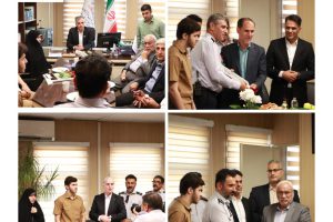 تجلیل از آتش نشان فداکار در اتاحادیه صنف شوفاژ و تهویه مطبوع